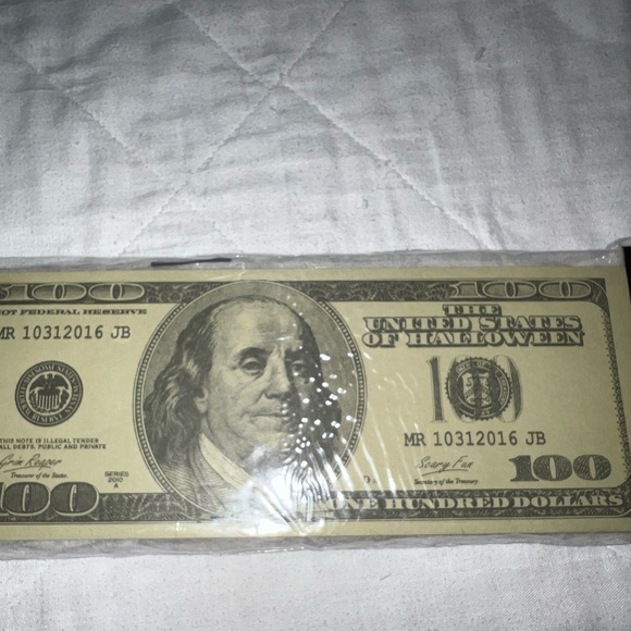 Spirit Of Halloween Costume Glasses And Fake Money - Picture 3 of 6